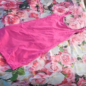 Women's Pink Stretchy Dress